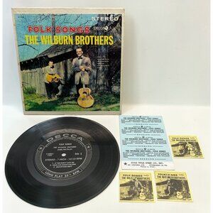 The Wilburn Brothers Folk Songs Compact 33 Country Jukebox Mini LP Decca 34041